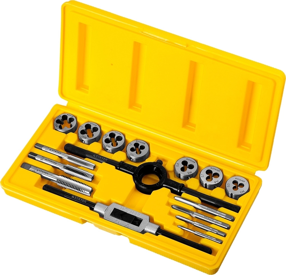 STAYER  MaXCut, 16 предмета, набор метчиков и плашек (28010-H16) 28010-H16_z01