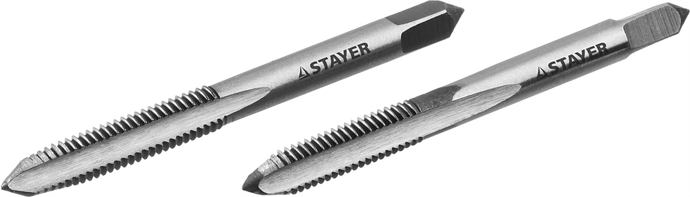 STAYER  M5 х 0.8, 2 шт, комплект метчиков (28025-05-0.8-H2) 28025-05-0.8-H2