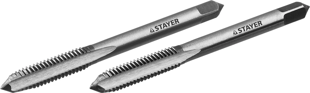 STAYER  M6 х 1, 2 шт, комплект метчиков (28025-06-1.0-H2) 28025-06-1.0-H2