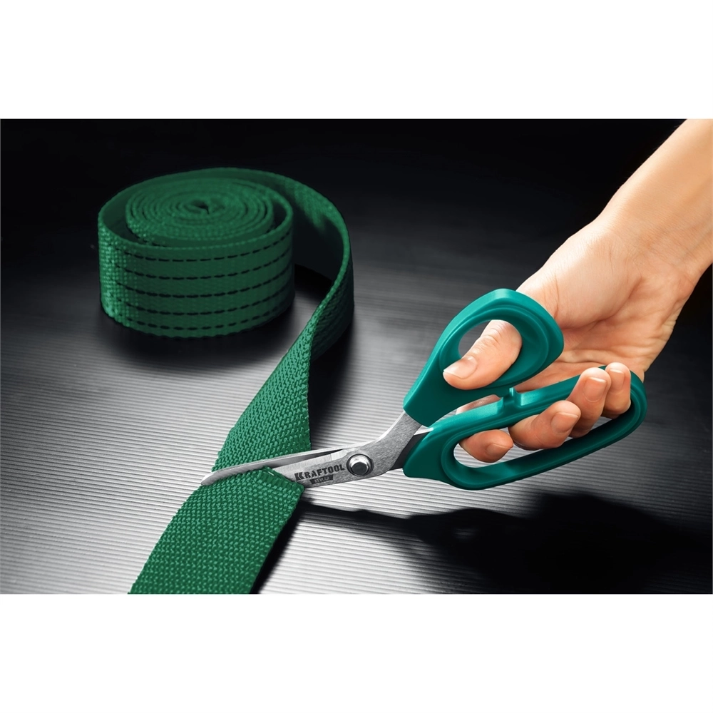 KRAFTOOL  Armor cutter, 205 мм, технические ножницы по кевлару и стекловолокну (23207) 23207