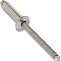 Заклепка вытяжная с потайным бортиком Al/А2 6,4 X 20 108403