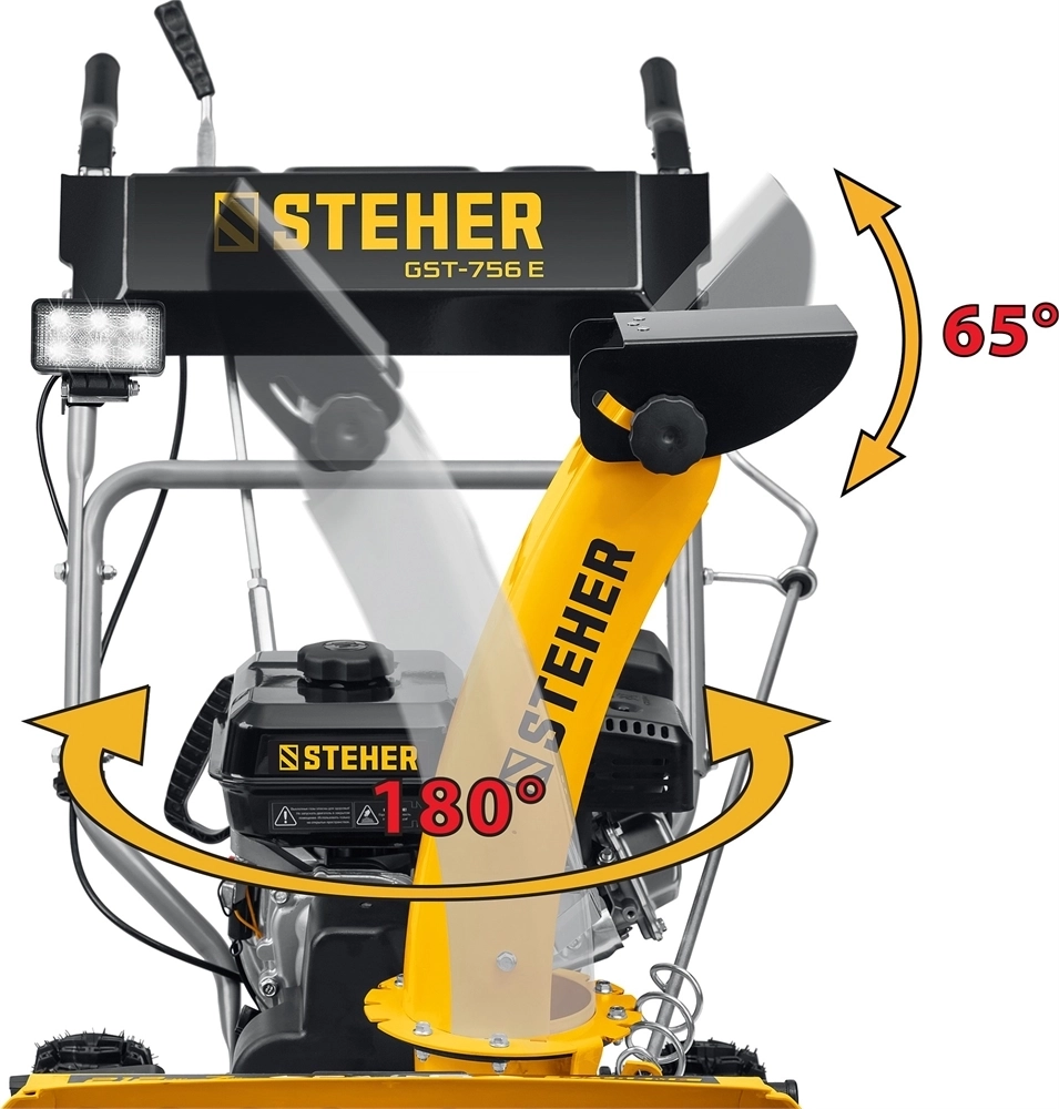 STEHER  56 см, бензиновый снегоуборщик, EXTREM (GST-756E) GST-756E