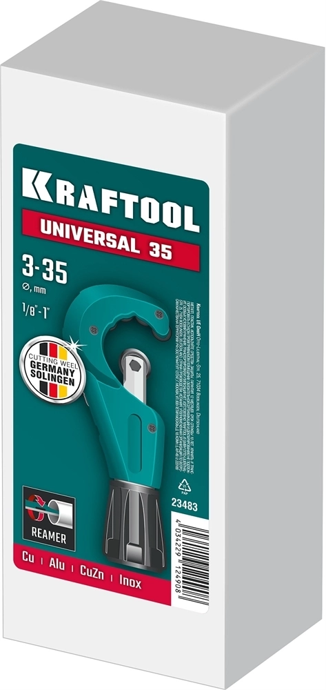 KRAFTOOL  Universal-35, 3 - 35 мм, труборез для меди и алюминия (23483) 23483