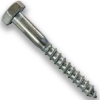 Шуруп с шестигранной головой, оцинкованный  10*60 DIN 571 kvs- 01288