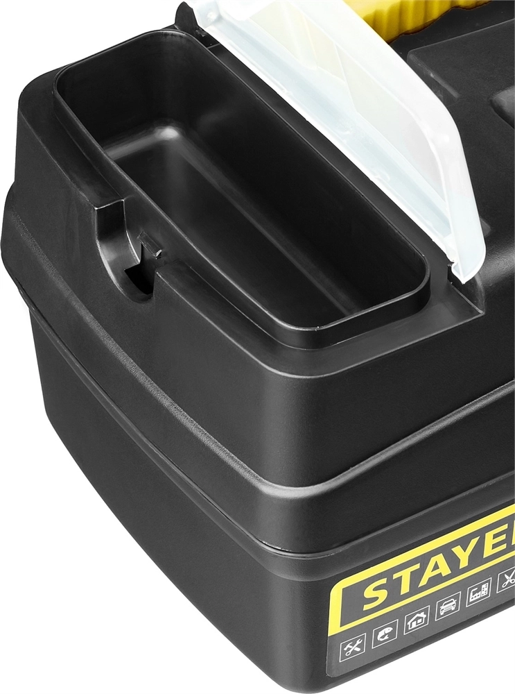 STAYER  VEGA-12, 290 x 170 x 140 мм, (12″), пластиковый ящик для инструментов (38105-13) 38105-13_z03
