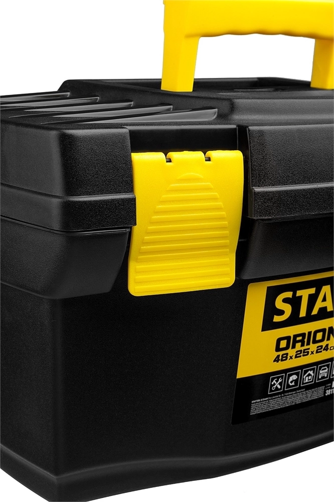 STAYER  ORION-19, 480 х 250 х 240 мм, (19″), пластиковый ящик для инструментов (38110-18) 38110-18_z03