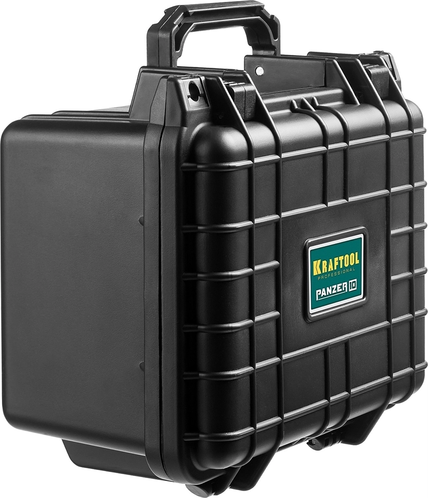 KRAFTOOL  PANZER-10, 270 х 240 х 170 мм, (10″), IP55, ударопрочный пластиковый ящик (38251-10) 38251-10