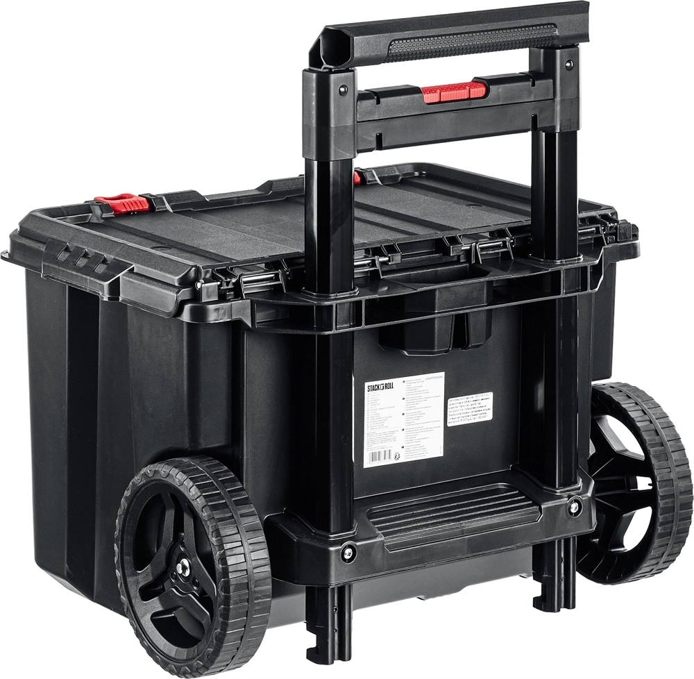KETER  STACKNROLL, 525 х 411 х 560 мм, (21″), пластиковый ящик-тележка на колесах (38397) 38397