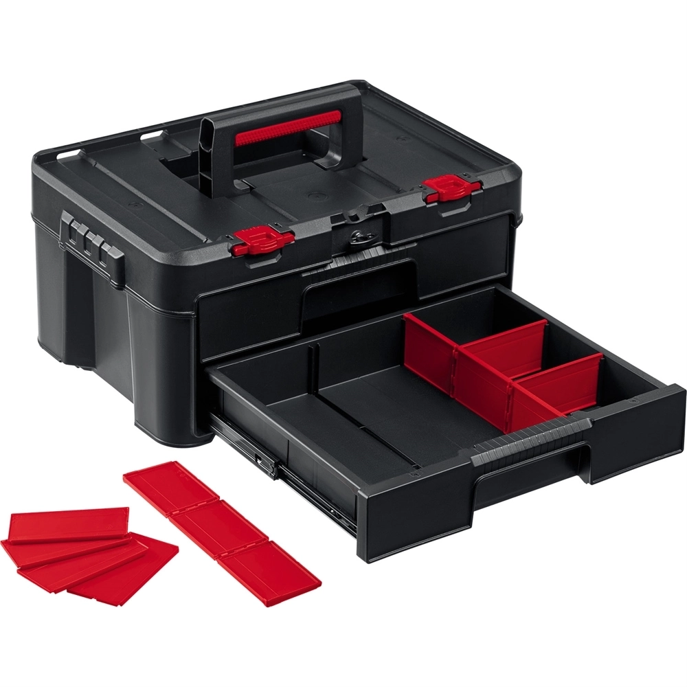 KETER  STACKNROLL, 481 х 332 х 233 мм, (19″), пластиковый ящик с выдвижными полками (38407) 38407