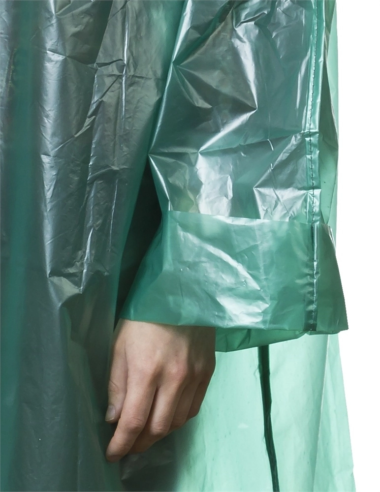 STAYER  полиэтилен, зеленый, S-XL, 50 микрон, плащ-дождевик (11610) 11610
