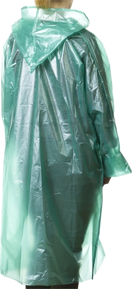 STAYER  полиэтилен, зеленый, S-XL, 50 микрон, плащ-дождевик (11610) 11610