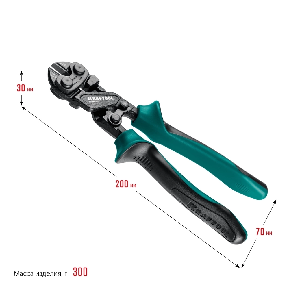 KRAFTOOL  X-BOLT, 200 мм, компактный цельнокованый болторез (23283) 23283