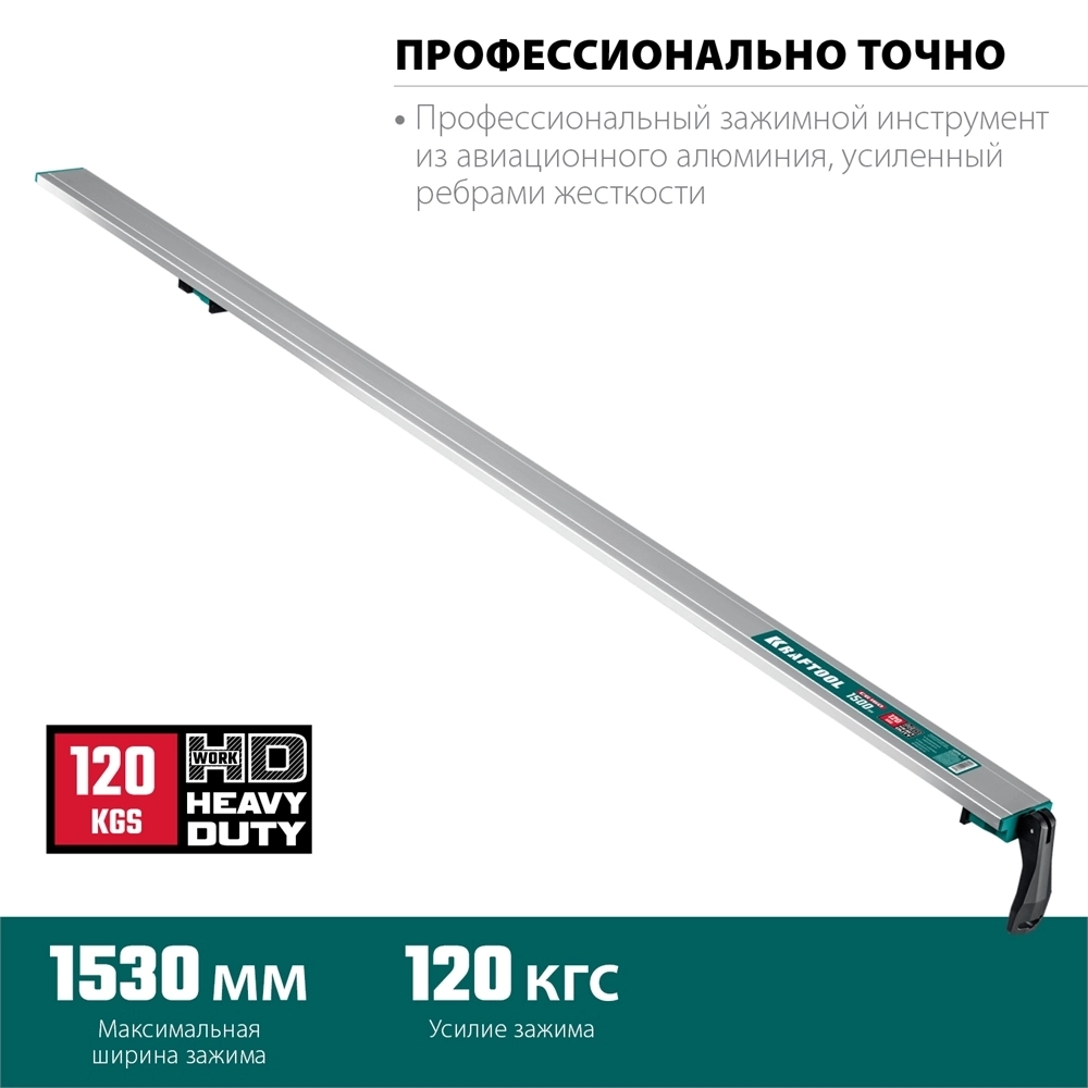 KRAFTOOL  CG-150, 1500 мм, направляющая шина (32235-1.5) 32235-1.5