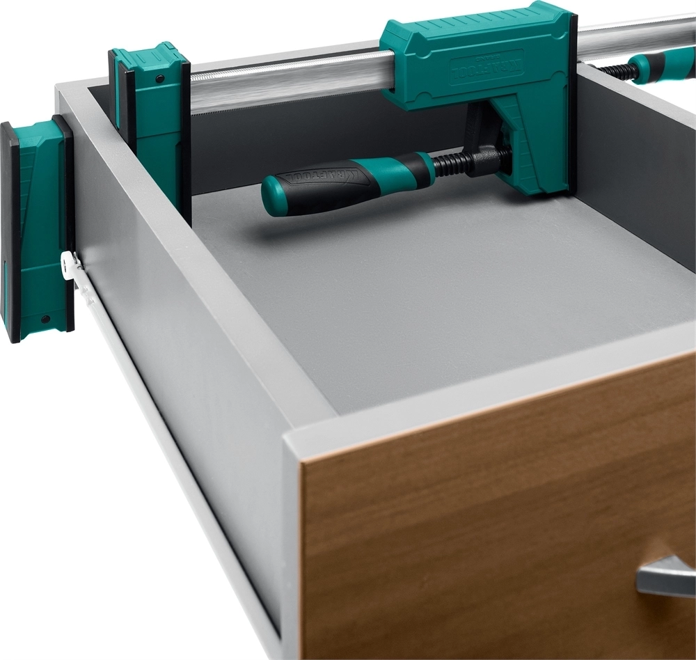 KRAFTOOL Grand-300/450, 300/450 мм, сжатие/распор, 600 кгс, глубина зажима 95 мм, корпусная струбцина (32240-30) 32240-30