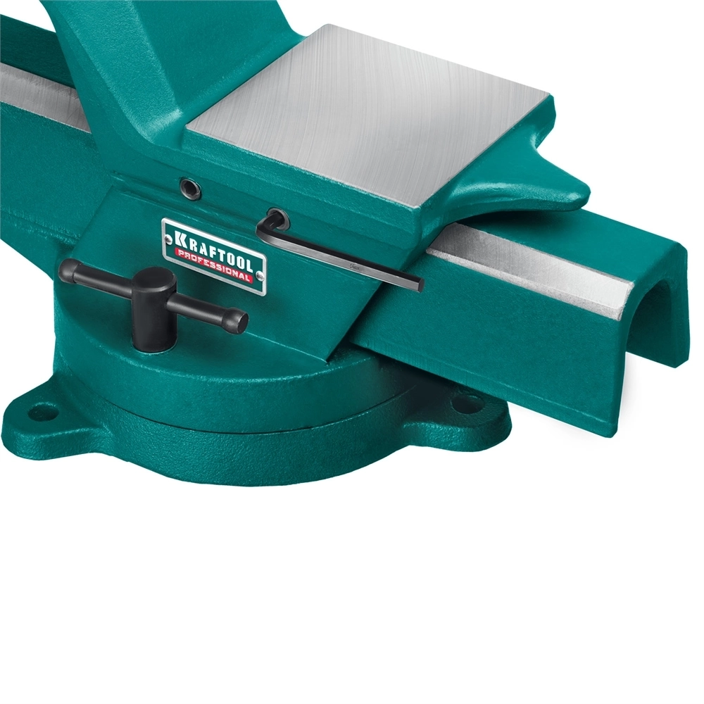 KRAFTOOL  Forge-155/200, с регулировкой компенсации люфта, кованые стальные тиски (32700-200) 32700-200