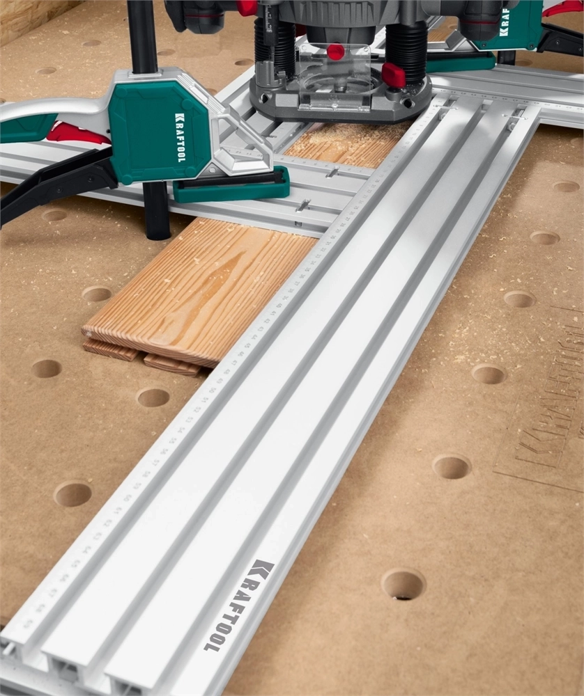 KRAFTOOL  KRAFTFLEX MFS-400-700 мм, 4шт, Шаблон фрезерный в комплекте с 2 упорами (32808) 32808
