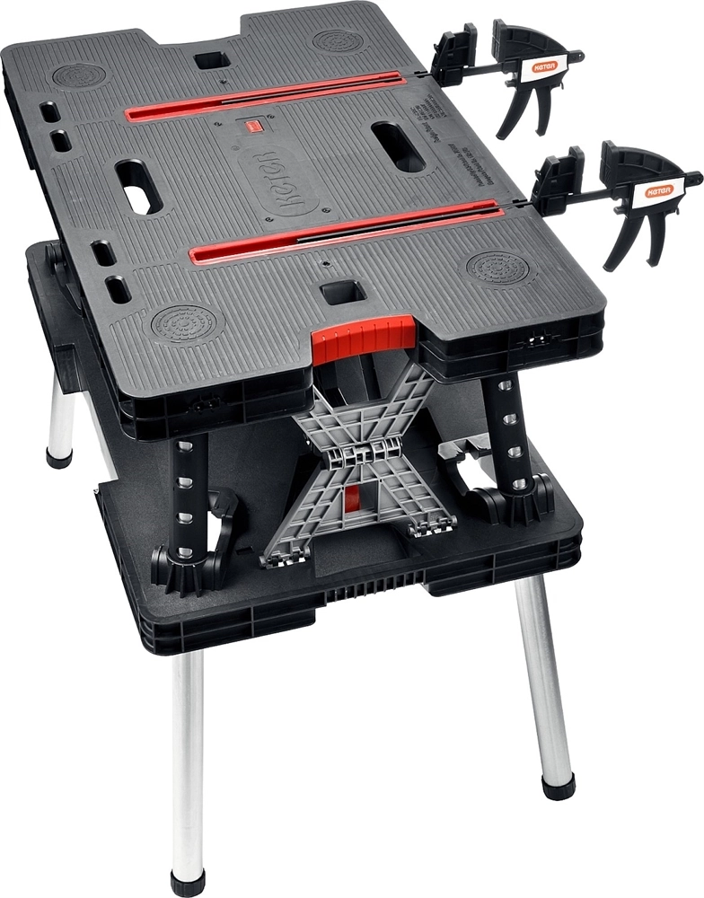 KETER  FOLDING, 850 х 550 х 755 мм, складной столярный верстак (38730) 38730