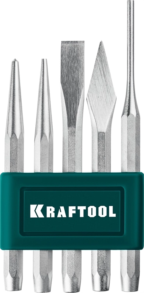 KRAFTOOL  Grand-5, 5 предметов, набор зубил и кернеров (21075-H5) 21075-H5