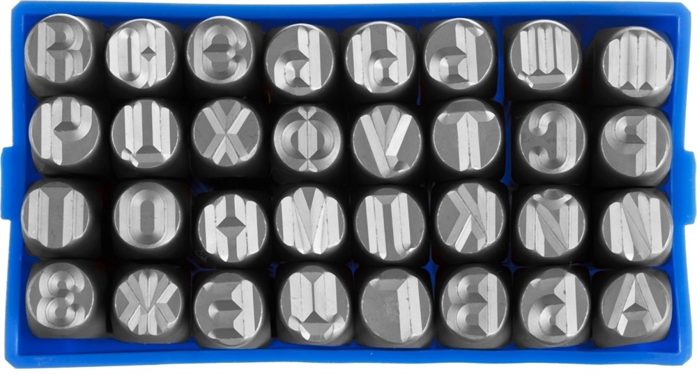 ЗУБР  8 мм, кириллица, штамповочные буквенные клейма, Профессионал (21503-08) 21503-08_z01