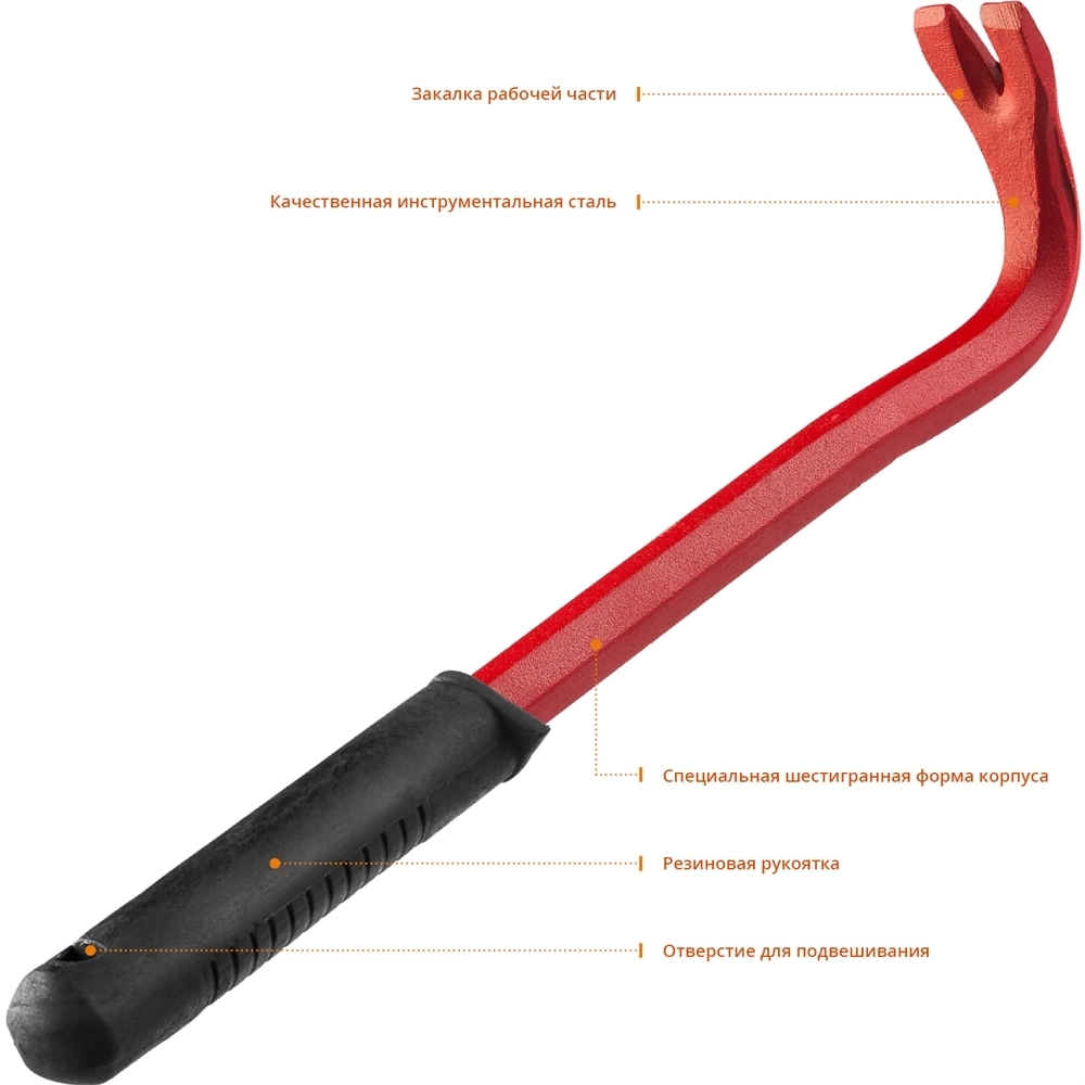 STAYER  300 мм, гвоздодер с рукояткой (2160-30) 2160-30_z01