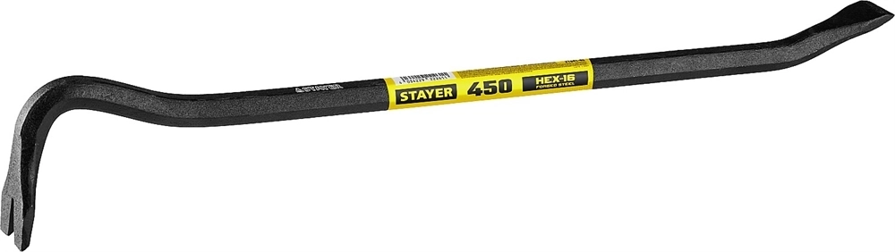 STAYER  Hex-16, 450 мм, 16 мм, лом-гвоздодер (21641-45) 21641-45