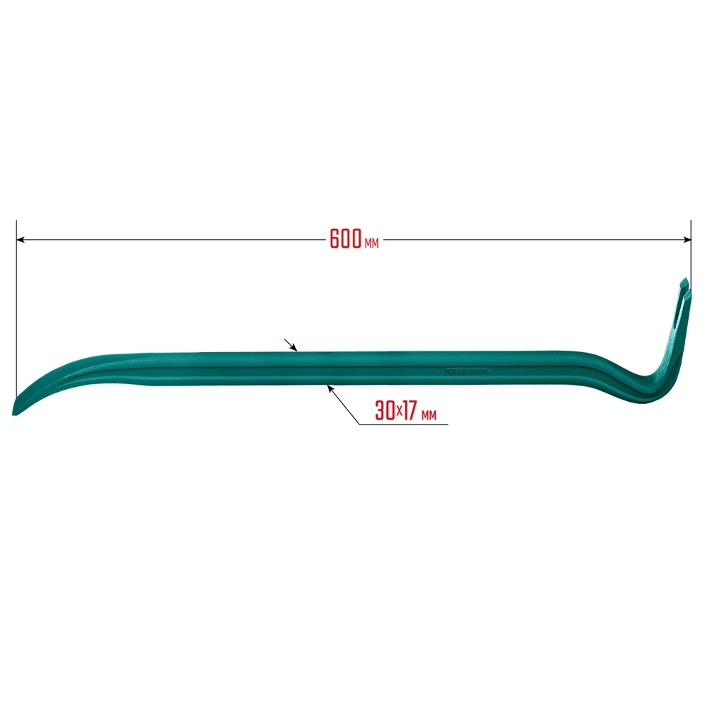 KRAFTOOL  600 мм, 30 х 17 мм, двутавровый лом-гвоздодер (21900-60) 21900-60