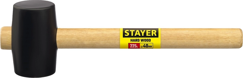 STAYER  225 г, чёрная резиновая киянка (20505-40) 20505-40