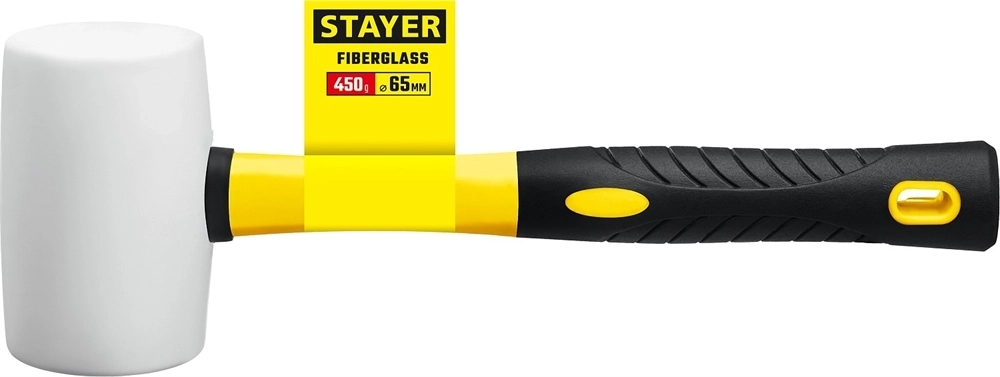 STAYER  450 г, белая, резиновая киянка, Professional (20533-450) 20533-450