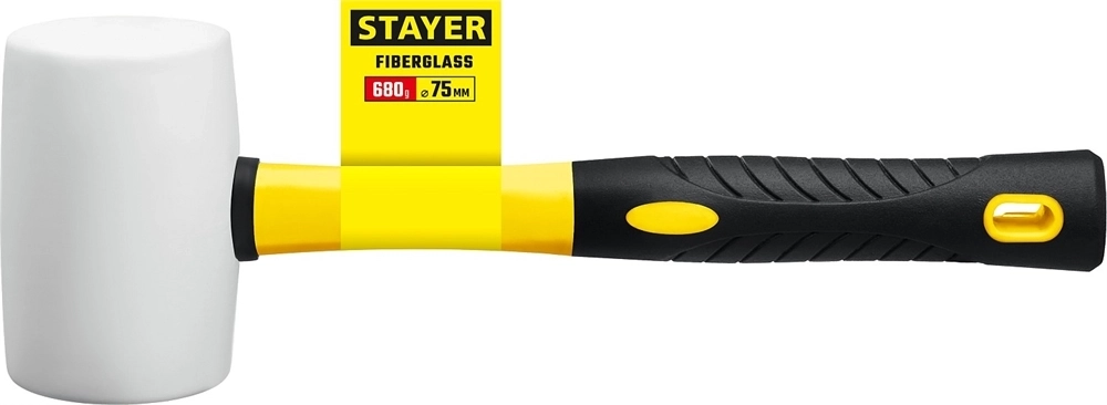 STAYER   680 г, белая, резиновая киянка, Professional (20533-680) 20533-680