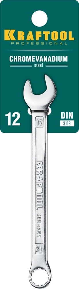 KRAFTOOL  12 мм, комбинированный гаечный ключ (27079-12) 27079-12_z01