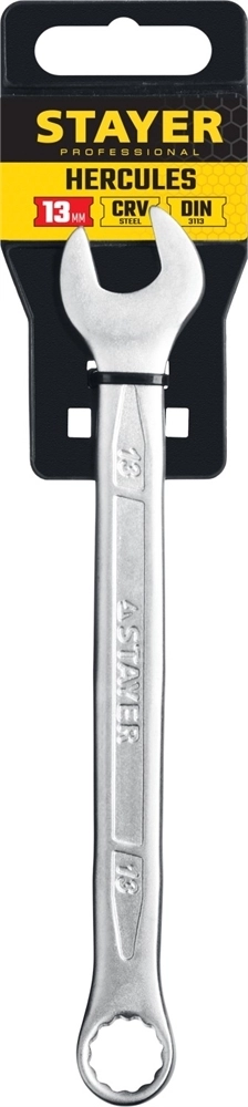 STAYER  HERCULES, 13 мм, комбинированный гаечный ключ, Professional (27081-13) 27081-13_z01