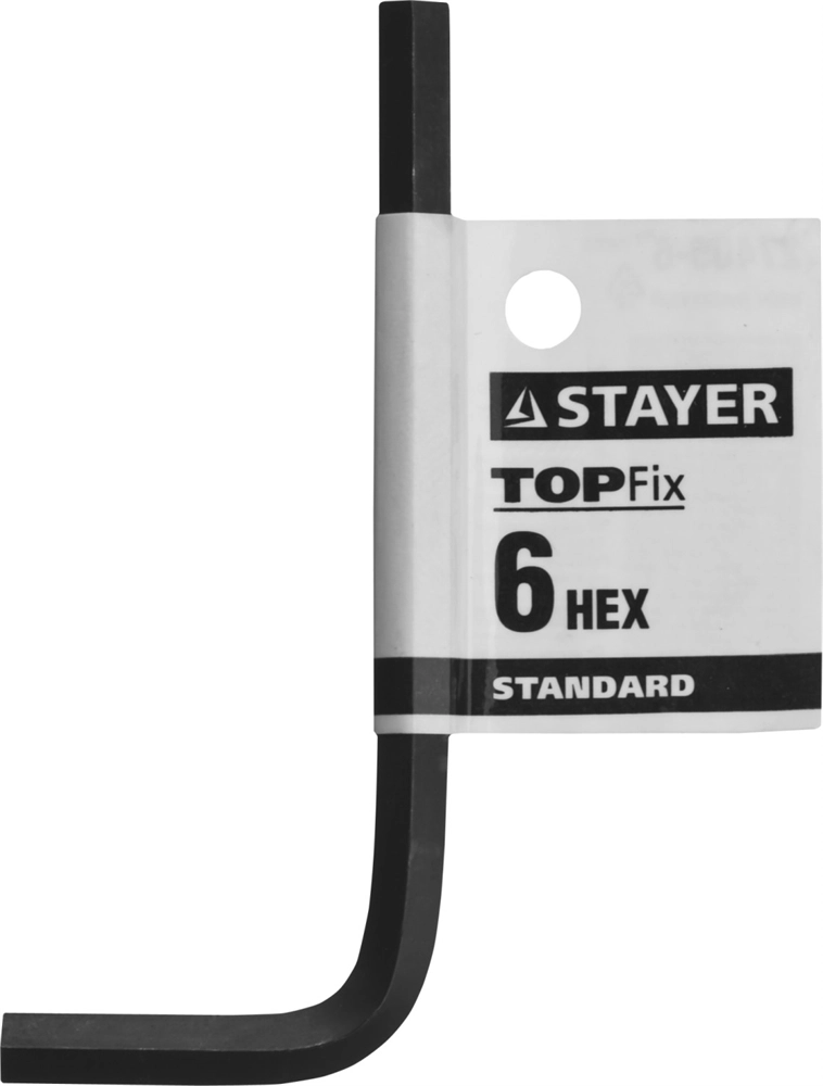 STAYER  6 мм, имбусовый ключ (27405-6) 27405-6