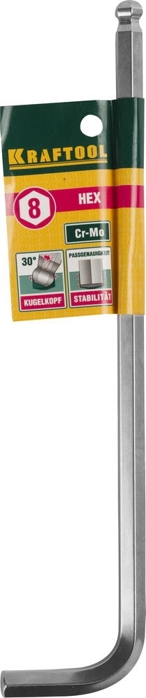 KRAFTOOL  Hex 8, длинный имбусовый ключ (27437-8) 27437-8