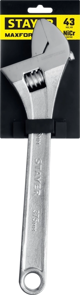 STAYER  MAX-Force, 375/43 мм, разводной ключ (2725-37) 2725-37