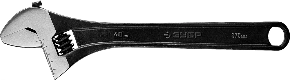 ЗУБР  300/40 мм, разводной ключ (27251-37) 27251-37