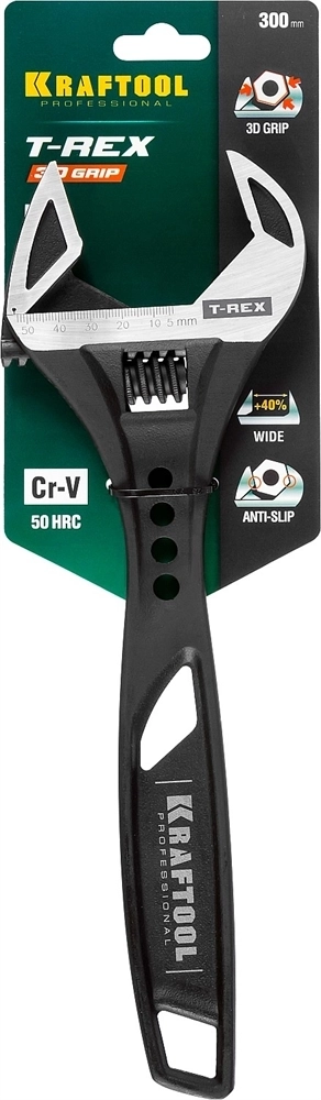 KRAFTOOL  T-REX, 300/53 мм, силовой разводной ключ (27254-30) 27254-30