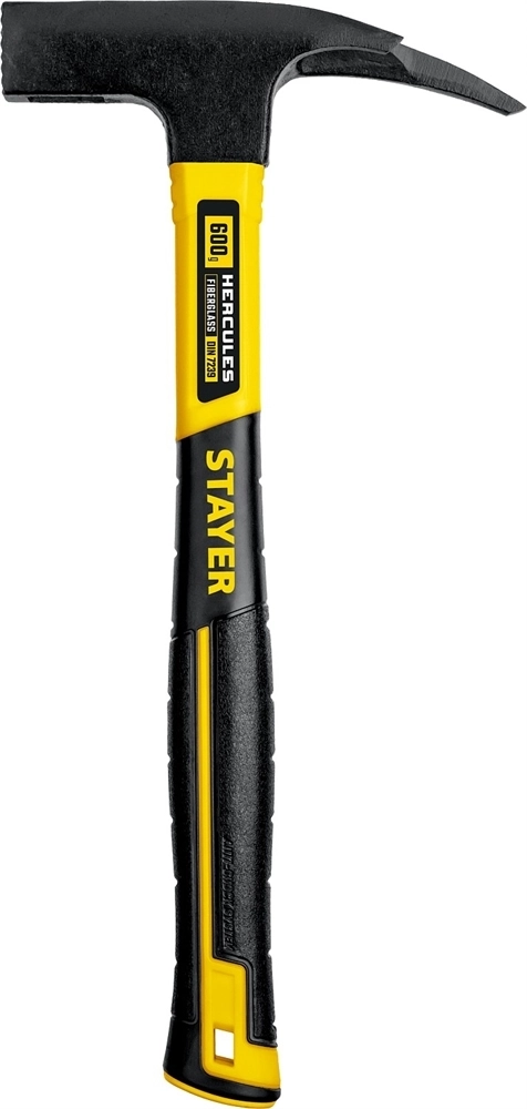 STAYER  Hercules, 600 г, молоток кровельщика с фиберглассовой рукояткой, Professional (20201_z01) 20201_z01