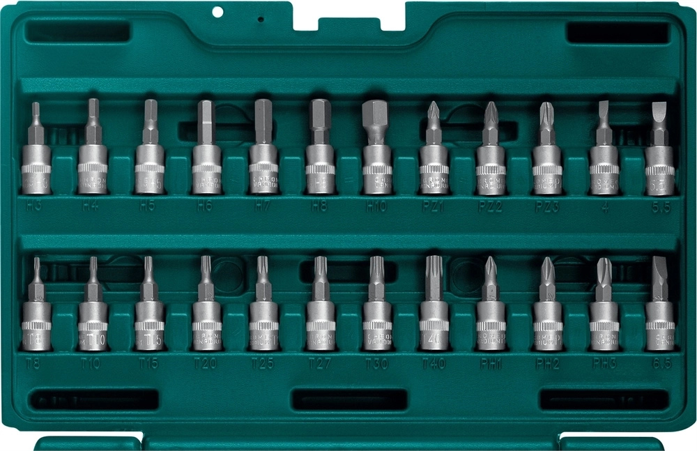 KRAFTOOL  X-Drive, 57 предм., (1/4″), универсальный набор инструмента (27885-H57) 27885-H57