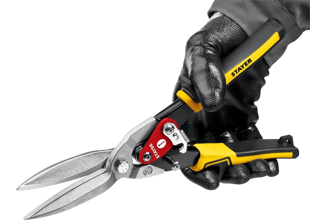 STAYER  Cobra, 290 мм, прямые удлинённые ножницы по металлу (23055-29) 23055-29_z01