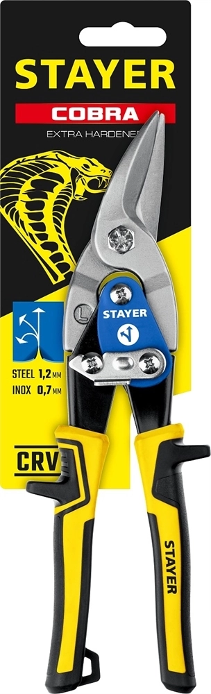 STAYER  Cobra, 250 мм, левые ножницы по металлу (23055-L) 23055-L_z01