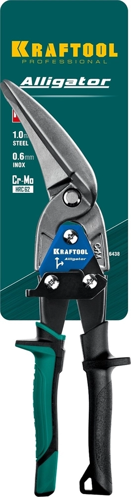 KRAFTOOL  Alliator, 280 мм, правые усиленные ножницы по металлу с выносом (2328-RL) 2328-RL