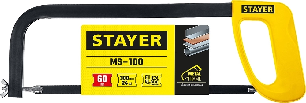 STAYER  MS-100, 300 мм, ножовка по металлу (1576) 1576_z02