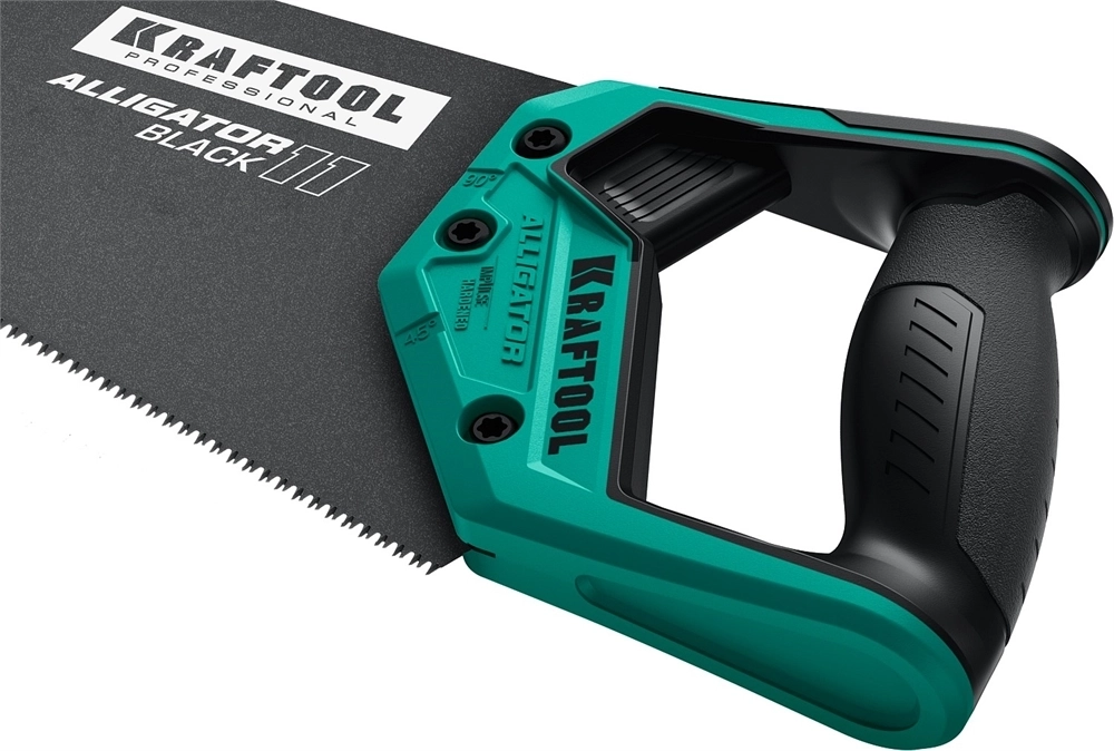KRAFTOOL  Alligator Black 11, 550 мм, ножовка для точного реза (15205-55) 15205-55