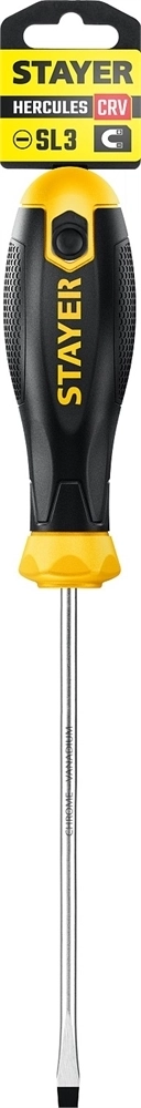 STAYER  Hercules, SL3 x 100, отвёртка (2509-03-10) 2509-03-10_z03