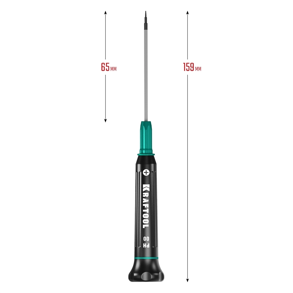 KRAFTOOL  Precision PH00, отвертка для точных работ (25682-00) 25682-00