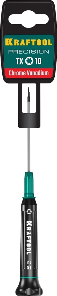 KRAFTOOL  Precision TX10, отвертка для точных работ (25684-10) 25684-10