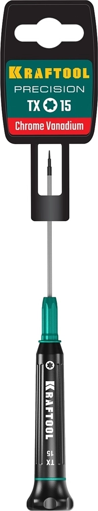 KRAFTOOL  Precision, TX15, отвертка  для точных работ (25684-15) 25684-15