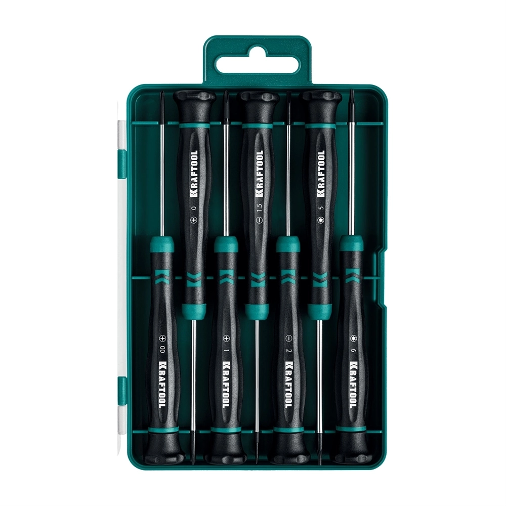 KRAFTOOL  Precision 7, 7 предм., Набор отверток (25686) 25686