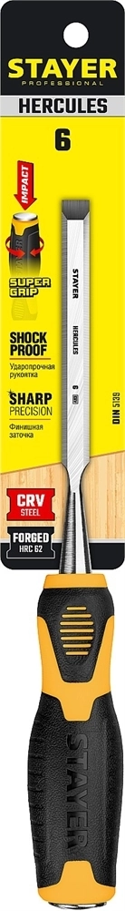 STAYER  Hercules, 6 мм, стамеска-долото, Professional (18205-06) 18205-06_z01