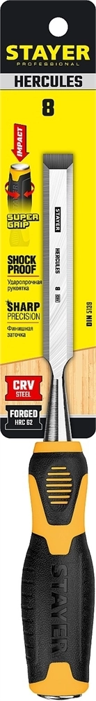 STAYER  Hercules, 8 мм, стамеска-долото, Professional (18205-08) 18205-08_z01
